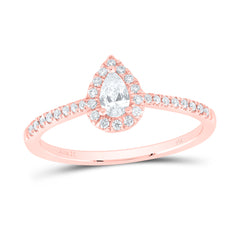 1/3CTW-DIA ANA M 1/5CT-CPS FASHION PROMISE PEAR RING