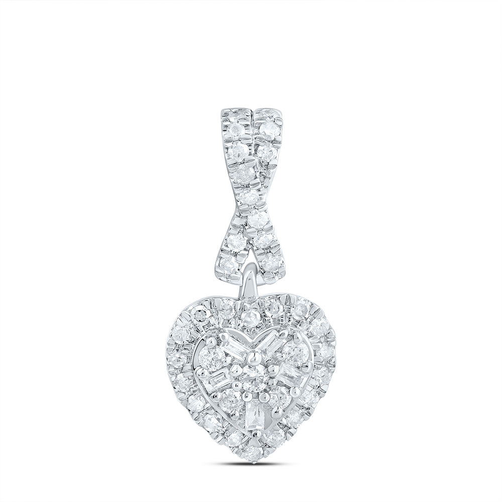 1/5CTW-DIA CN FASHION HEART PENDANT