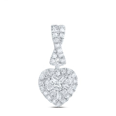 1/5CTW-DIA CN FASHION HEART PENDANT