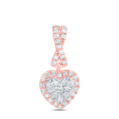 1/5CTW-DIA CN FASHION HEART PENDANT