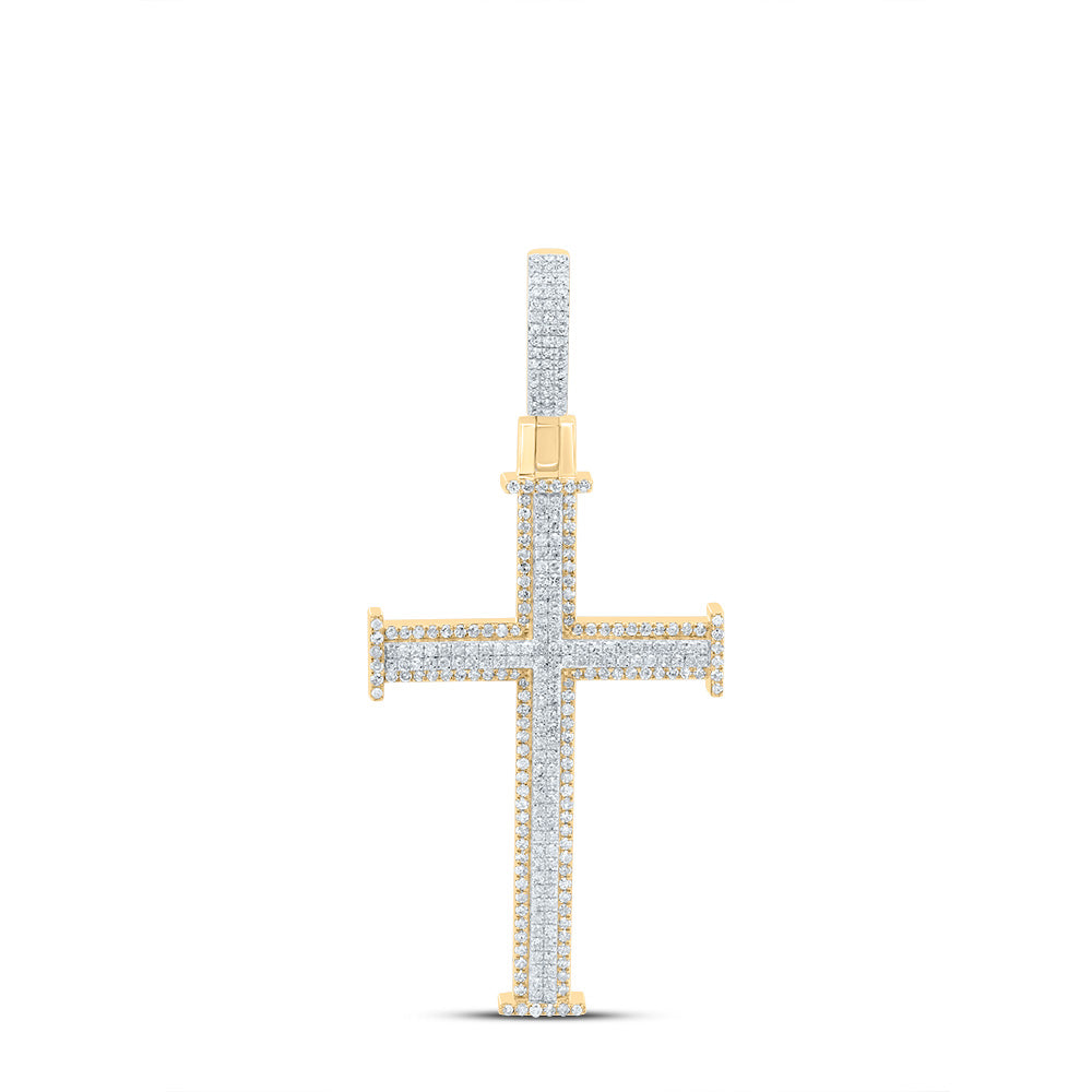 1 1/3CTW-DIA P1 GIFT CROSS PENDANT