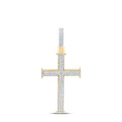 1 1/3CTW-DIA P1 GIFT CROSS PENDANT