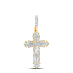 1 1/3CTW-DIA P1 GIFT CROSS PENDANT
