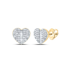 3/8CTW-DIA P1 GIFT HEART EARRINGS