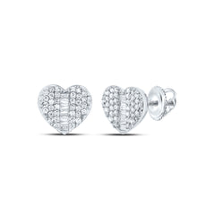 3/8CTW-DIA P1 GIFT HEART EARRINGS