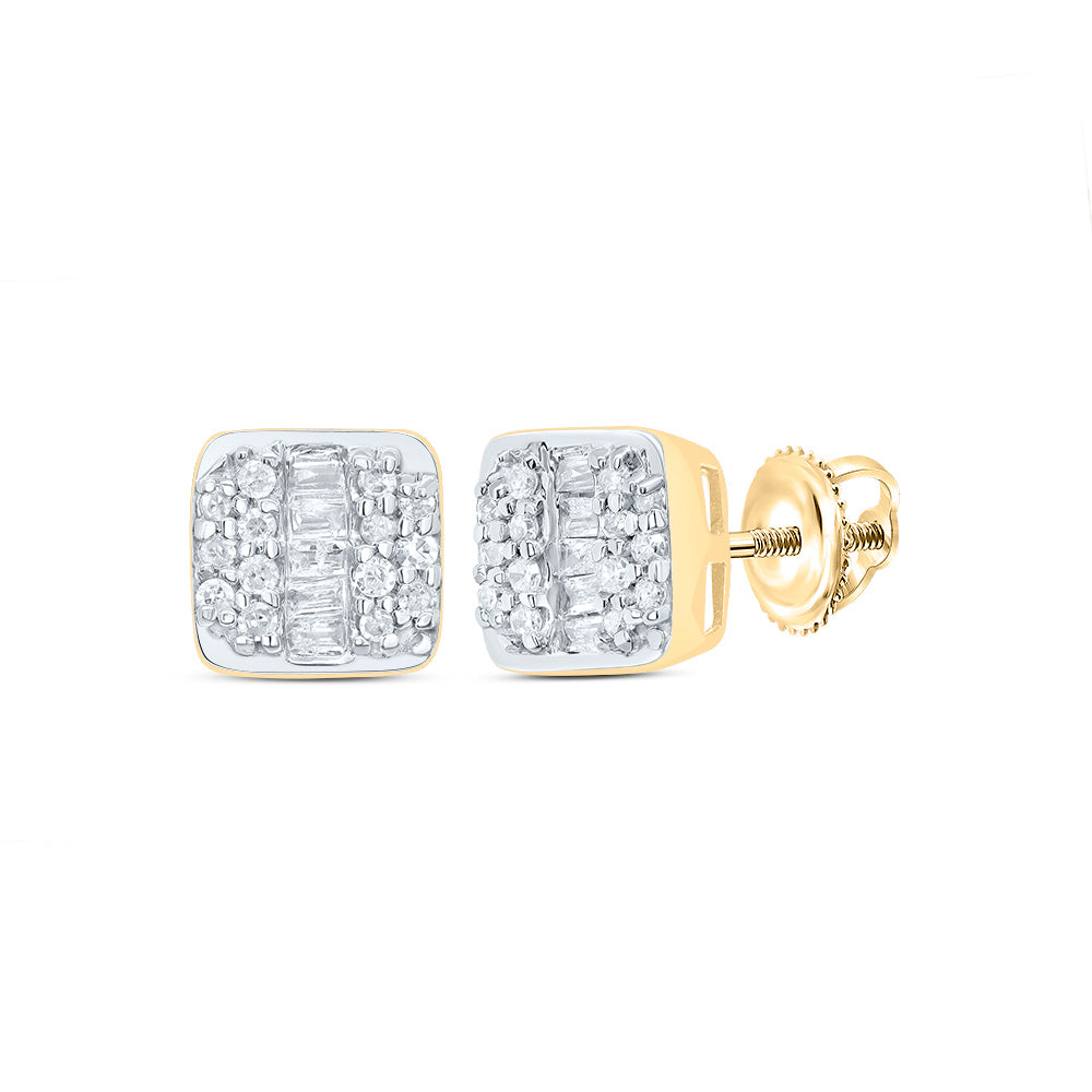 1/4CTW-DIA P1 GIFT CUSHION STUD EARRING