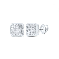 1/4CTW-DIA P1 GIFT CUSHION STUD EARRING