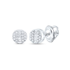 1/6CTW-DIA P1 GIFT ROUND STUD EARRING