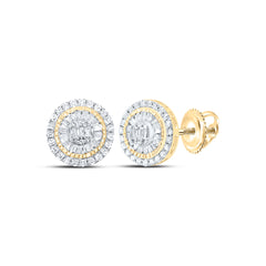1/2CTW-DIA P1 GIFT ROUND BAGUETTE EARRING
