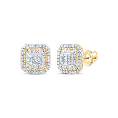 3/4CTW-DIA P1 GIFT OCTAGON BAGUETTE EARRING