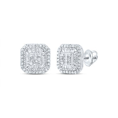 3/4CTW-DIA P1 GIFT OCTAGON BAGUETTE EARRING