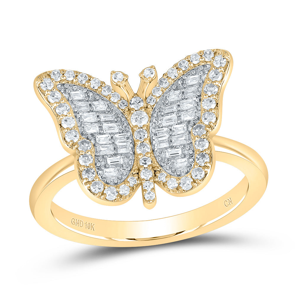 1/3CTW-DIA CN FASHION BUTTERFLY RING