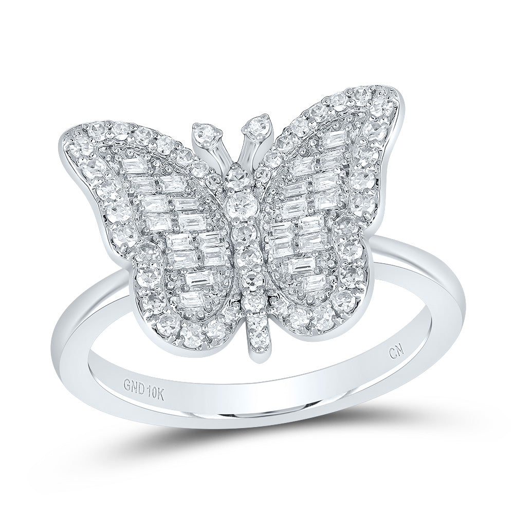 1/3CTW-DIA CN FASHION BUTTERFLY RING