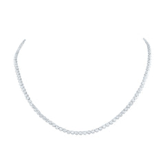 5 CTW NKE DIA BEZAL SET FASHION NECKLACE (18 INCH)