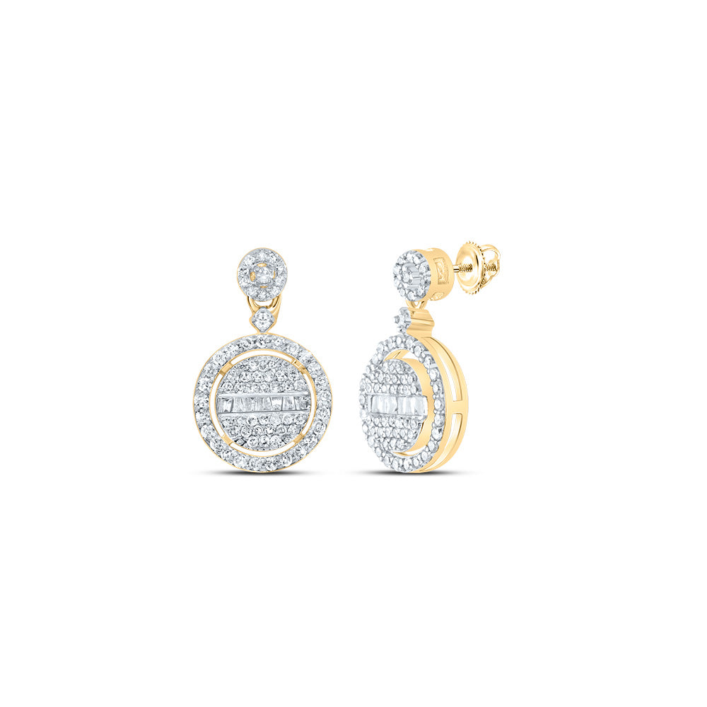 1/2CTW-DIA P1 GIFT ROUND DANGLING EARRING