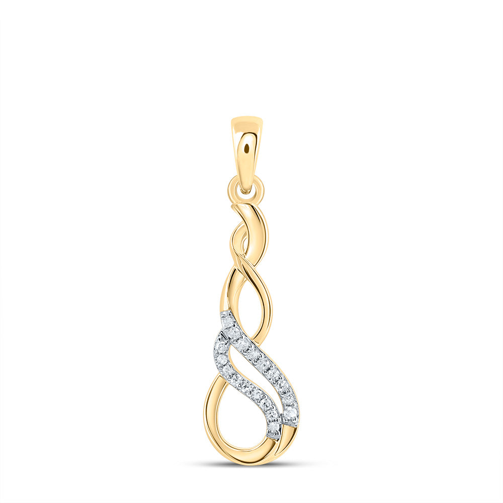 1/20CTW-DIA P1 GIFT INFINITY PENDANT