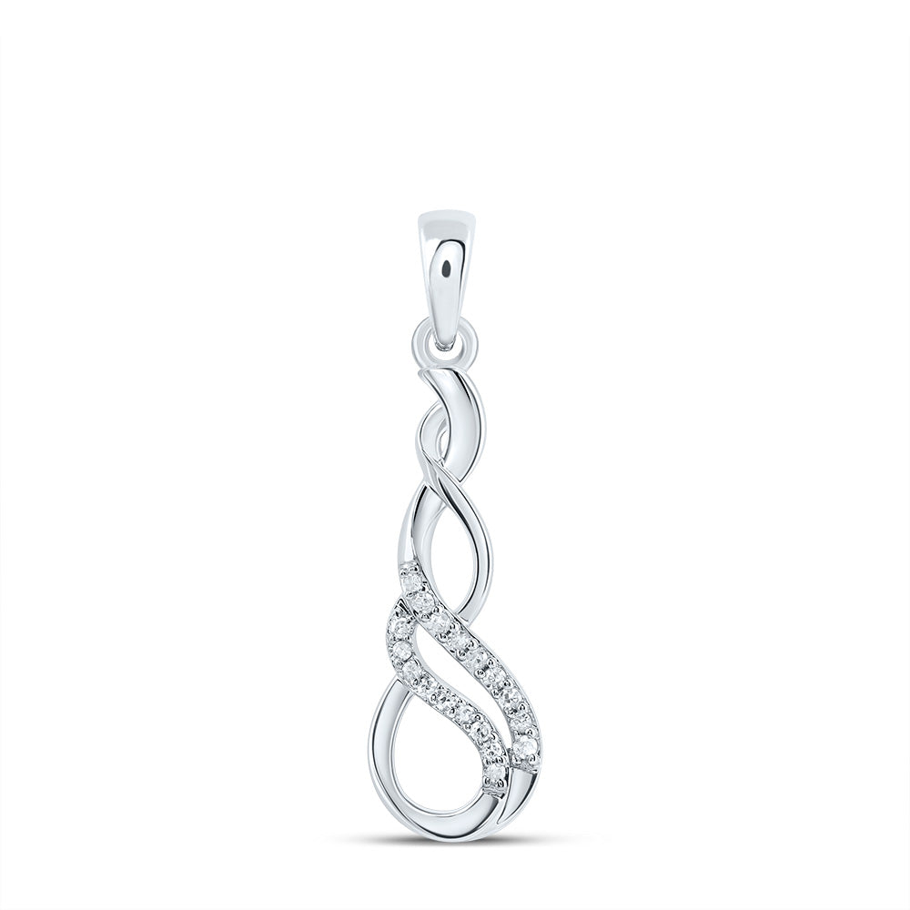 1/20CTW-DIA P1 GIFT INFINITY PENDANT