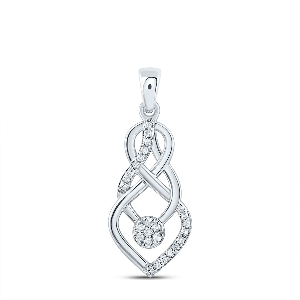 1/8CTW-DIA P1 GIFT INFINITY PENDANT