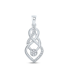 1/8CTW-DIA P1 GIFT INFINITY PENDANT