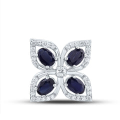 1/5CTW-DIA CN 1 1/5CTW-OV-BS NAT GEM PENDANT
