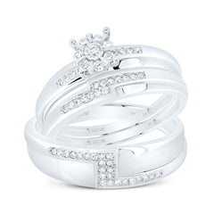 1/3CTW-DIA NK ROUND TRIO SET