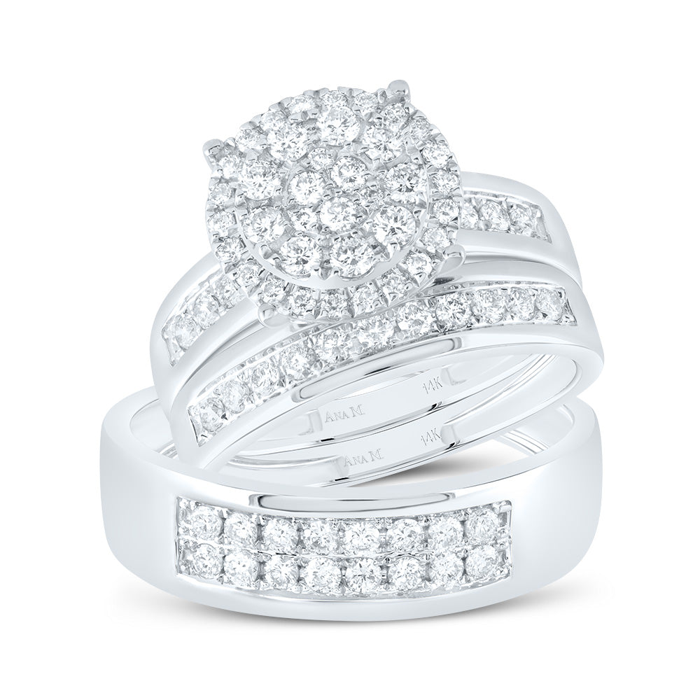1CTW-DIA ANA M ROUND TRIO SET