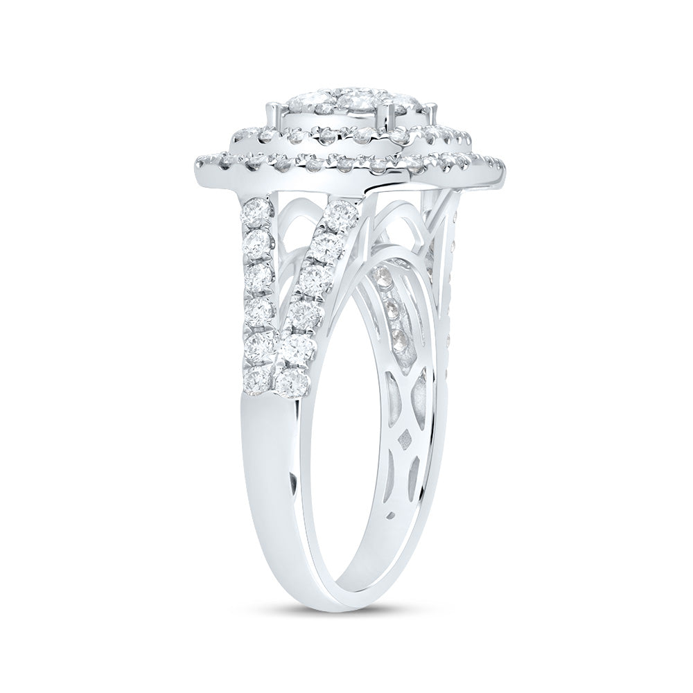 1 3/8CTW-DIA ANA M CUSHION FASHION BRIDAL RING