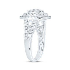 1 3/8CTW-DIA ANA M CUSHION FASHION BRIDAL RING