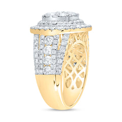 3 CTW-DIA ANA M ROUND DOUBLE HALO FASHION BRIDAL RING