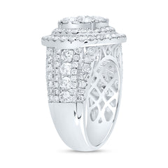 3 CTW-DIA ANA M ROUND DOUBLE HALO FASHION BRIDAL RING