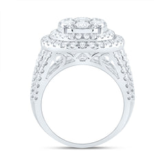 3 CTW-DIA ANA M ROUND DOUBLE HALO FASHION BRIDAL RING
