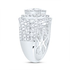 3 CTW-DIA ANA M ROUND SINGLE HALO FASHION BRIDAL RING