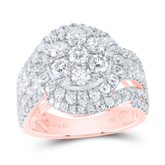 3 CTW-DIA ANA M ROUND SINGLE HALO FASHION BRIDAL RING