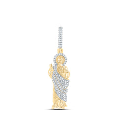 1/3CTW-DIA NK ST.JUDE PENDANT