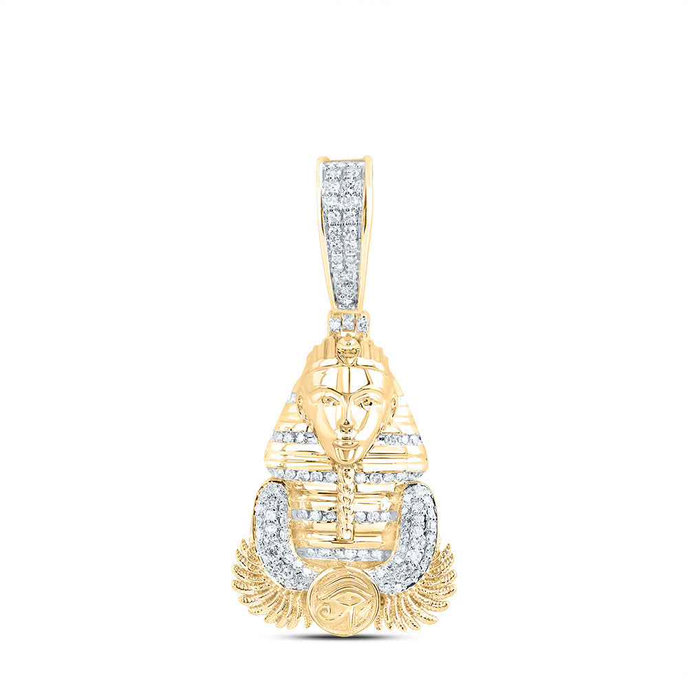 1/2CTW-DIA NK EGYPTIAN QUEEN MENS CHARM