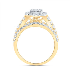 1 5/8CTW-DIA CN CUSHION FASHION BRIDAL RING