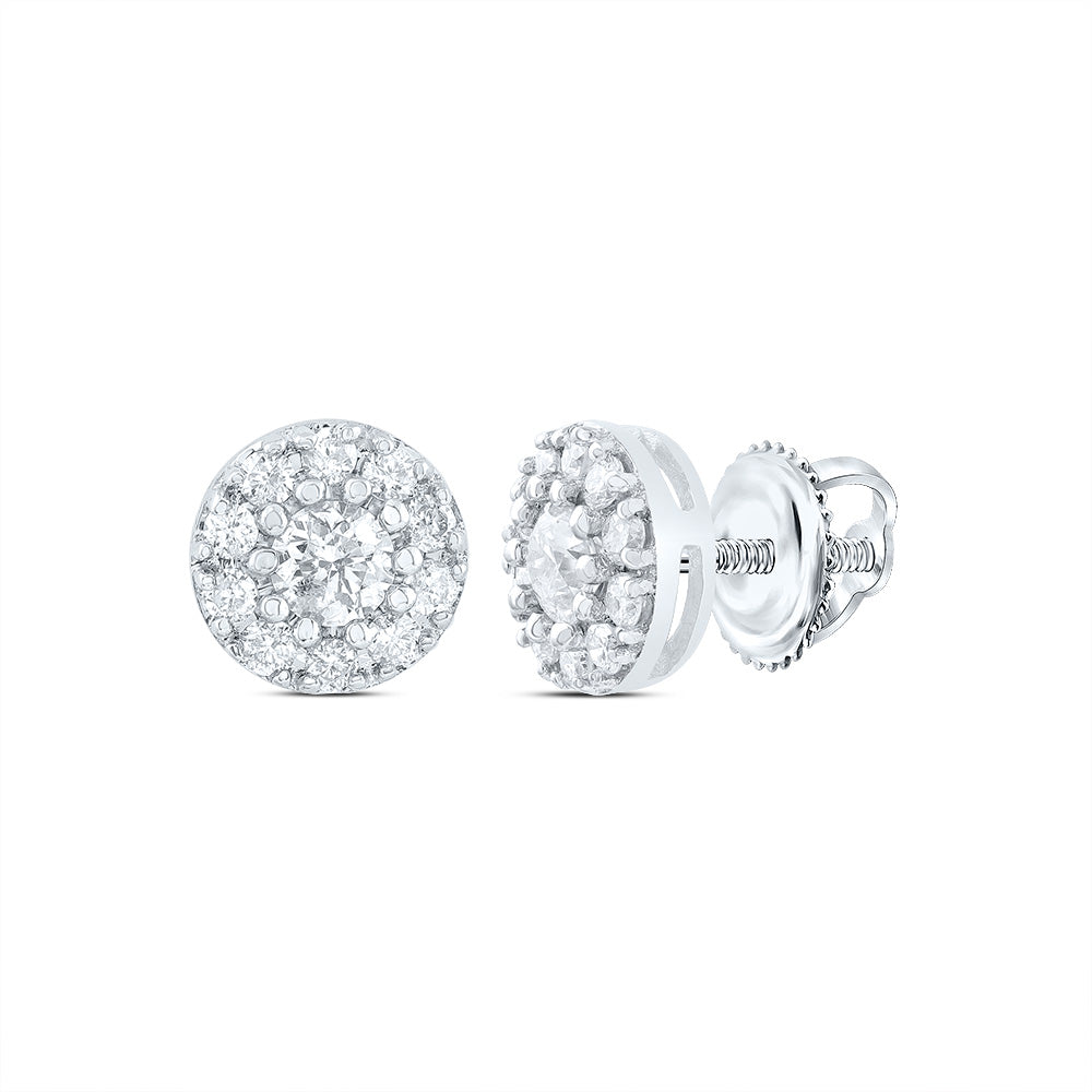 1/3CTW-DIA CN FASHION ROUND STUD EARRING
