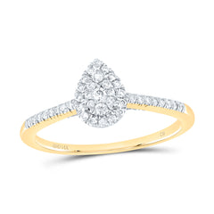 1/3CTW-DIA CN FASHION PEAR RING