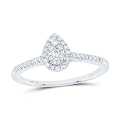 1/3CTW-DIA CN FASHION PEAR RING