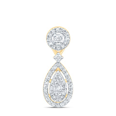 1/4CTW-DIA P1 GIFT PEAR PENDANT
