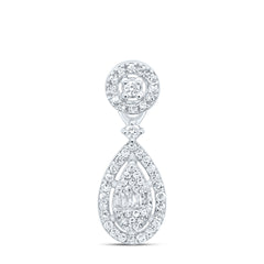 1/4CTW-DIA P1 GIFT PEAR PENDANT