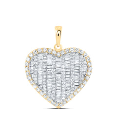 7/8CTW-DIA NK FASHION HEART PENDANT