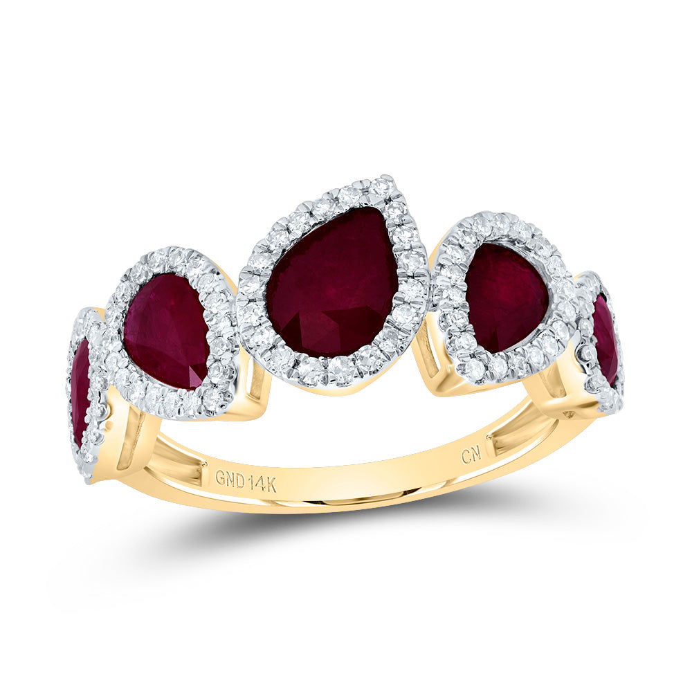 1/3CTW-DIA CN 2CTW PS-RU NAT GEM FASHION RING