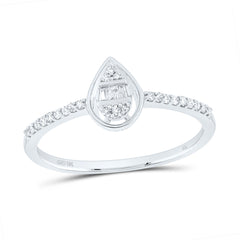 1/8CTW-DIA NK GIFT PEAR RING
