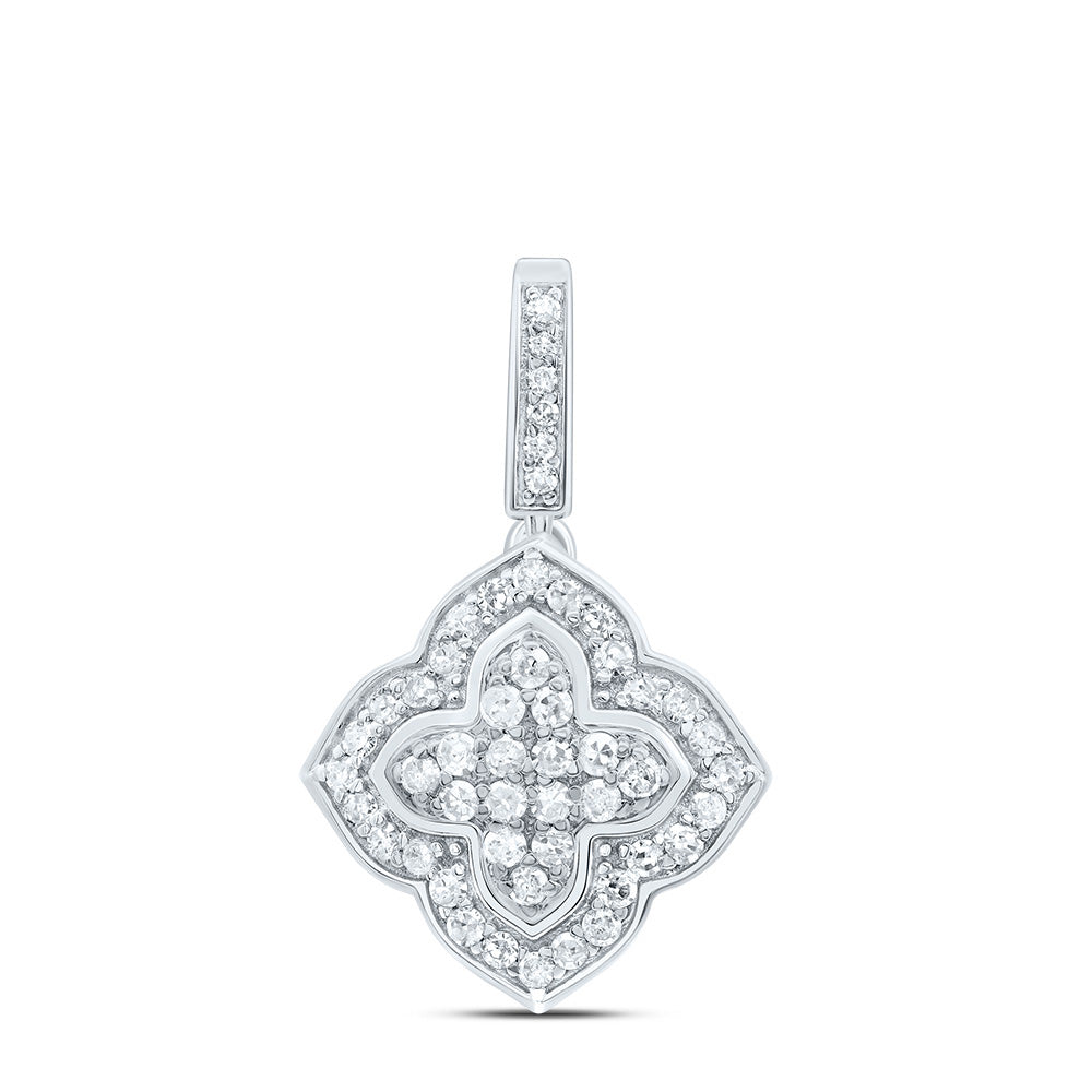 1/4CTW-DIA P1 GIFT CLOVER PENDANT