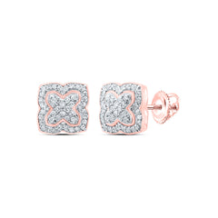1/3CTW-DIA P1 GIFT CLOVER  STUD EARRING