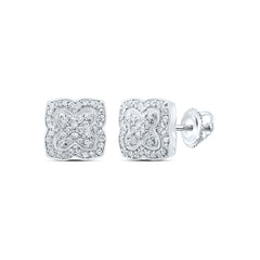1/3CTW-DIA P1 GIFT CLOVER STUD EARRING
