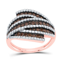1 1/4CTW-DIA P1 GIFT COGNAC NATURAL LADIES RING