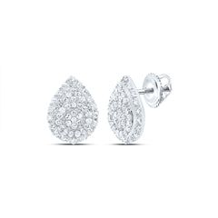 1/4CTW-DIA P1 GIFT PEAR STUD EARRING