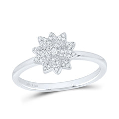 1/8CTW-DIA P1 GIFT FLOWER RING